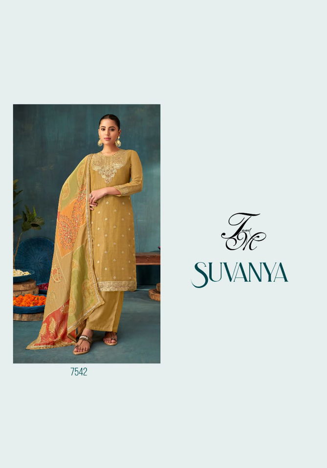 Suvanya By Sahiba Hand Work Printed Dress Material Wholesale Price In Surat